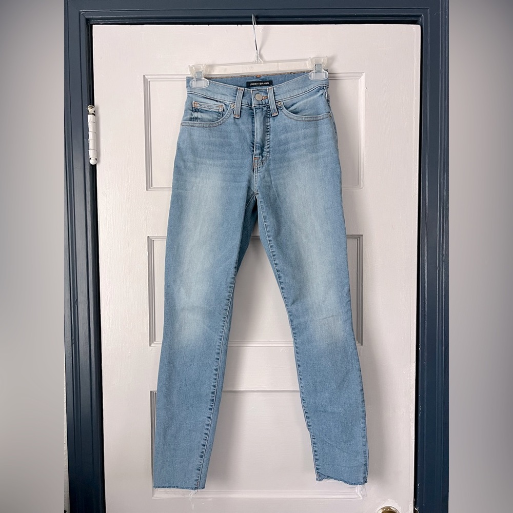 Lucky Brand high rise skinny jeans Bridgette size 0/25A